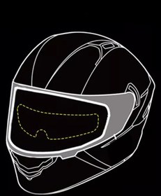 Resim MOBEE Motosiklet Kaskı Için Yağmur Kaydırıcı Ve Buğu Önleyici 