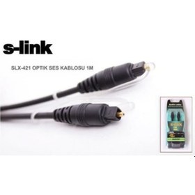 Resim S-Link Slx-421 1M Dijital Optik Ses Kablosu 