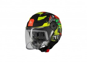 Resim Mt Helmets Young Lite Dino A1 Çocuk KAskı 