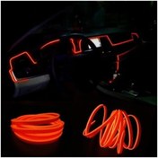 Resim Compax Torpido Led Ip Neon Işıklı Dekoratif Şerit Lamba 2 Metre Kırmızı 