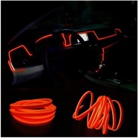 Resim Compax Torpido Led Ip Neon Işıklı Dekoratif Şerit Lamba 2 Metre Kırmızı 