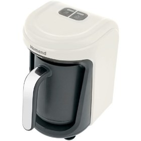 Resim HOMEND Pottoman Milk In 1874h Sütlü Türk Kahve Makinesi Krem Metal 700.01.01.0366 