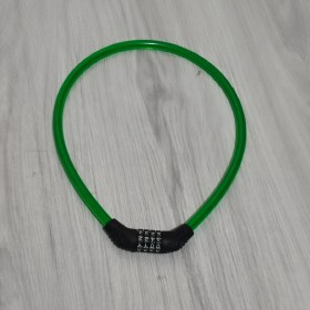 Resim Hagiki Kalın Şifreli Bisiklet Kilidi 1cm Kalınlıkta 70CM Uzunlukta Çelik Telli Şifreli Kilit 