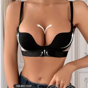 Resim Kadınlar için Dikişsiz Siyah & Beyaz Balenli T-Shirt Sütyen - Rahat Push-Up Destek, Çıkarılmayan Pedler, Makinede Yıkanabilir, Polyester & Elastan Karışımı, Genişletilmiş Kapsama Alanı, Dream Curve Destek, Cilt Tipleri 70B-90E için Uygun 