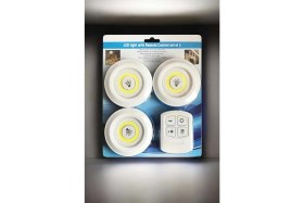 Resim Mutfak Dolap Altı Işığı Uzaktan Kumandalı Yapışkanlı Kablosuz Pilli 