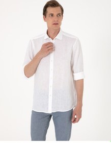 Resim Pierre Cardin Erkek Beyaz Gömlek Desenli 50303293-vr013 Beyaz 
