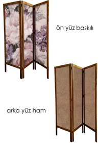 Resim Modacanvas Masif Ahşap Paravan 