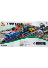 Resim 2002 Işıklı Tren Seti 24 Parça 