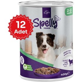 Resim Spelly Premium Kuzulu Yavru Köpek Konservesi 12 x 400 G 