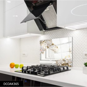 Resim Olinpa Cam Ocak Arkası Koruyucu | Çiçek 