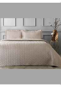 Resim Taç Yatak Örtüsü Seti Glory Camel Tek Kişilik 