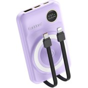 Resim Fogy 22.5W Hızlı Şarj 10.000 Mah Kablolu ve Kablosuz Magsafe Şarj Destekli Powerbank 