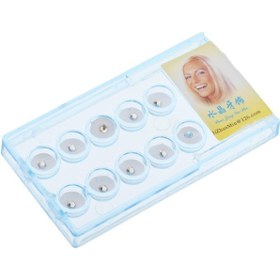 Resim Suntek 10 Adet Elmas Bur Diş Çıtçıt Takı Mücevher Süsler Beyaz 