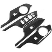 Resim Shineyee Toyota C-hr 2016-2021 Karbon Fiber Pencere Panel Kapağı - Kolay Kurulumlu Dekoratif Aksesuar 