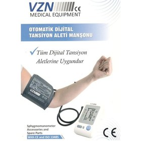 Resim Vzn Digital Tansiyon Aleti Uyumlu Manşon Manşet 22 - 36 CM 