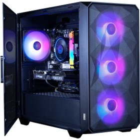 Resim Ramtech Hiper V20 R7-5700X 32 GB 1 TB M2 SSD Free Dos Masaüstü Oyuncu Bilgisayarı 