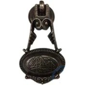 Resim Buğz Dekoratif Zamak Sarkaç Küçük Kulp - 30X63MM, Eskitme, 1 Adet 