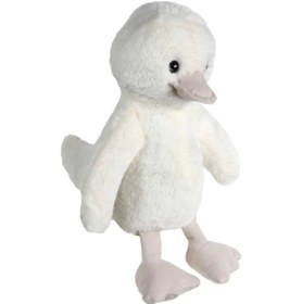Resim Uyku Arkadaşı Ördek Peluş Krem 34 Cm 