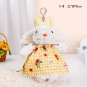 Resim Silver1 Peluş Bebek Anahtarlık Kolye Sevimli Biblolar Bebek Çekicilik Küçük Kolye (Yurt Dışından) 