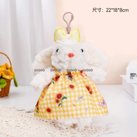 Resim Silver1 Peluş Bebek Anahtarlık Kolye Sevimli Biblolar Bebek Çekicilik Küçük Kolye (Yurt Dışından) 