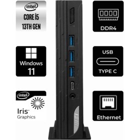 Resim Msı Pro DP10 Intel Core I5-1340P 13M-002EU-54 64GB 2tb+2tb Windows 11 Pro Siyah Mini Pc & 13M002EUK54 