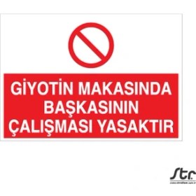 Resim Technopa Giyotin Makasında Başkasının Çalışması Yasaktı 40 x 60 cm 