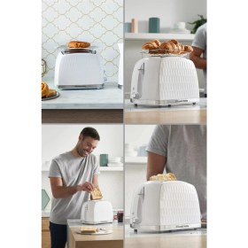 Resim Honeycomb Ekmek Kızartma Makinesi, Beyaz, Şık ve Fonksiyonel 