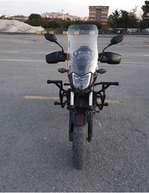 Resim Motocam Honda Nc 700 750 S Siperlik Ön Cam 2012 2020 Model 50cm Şeffaf Renkli 4mm Orta Boylu Cam 