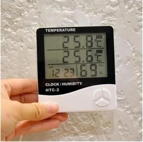 Resim AyrStore Iç Mekan Higrometre (Nem Ölçer) ve Termometre, Büyük Ekran, Masa Ayaklı, Asmalı, Mıknatıslı 