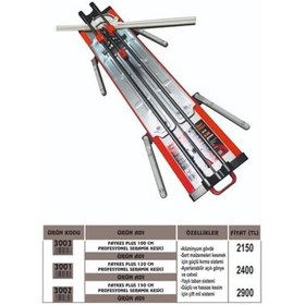 Resim Gönen Döküm Faykes Plus Seramik Kesme Makinesi 120 cm 