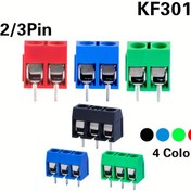 Resim 10/20/50 adet PCB Terminal Blok Bağlantı Elemanı Aralıkları 5.0mm KF301 Düz Pin 2P 3P Vida PCB Terminal Blokları Bağlantı Elemanları Assorti Kiti 