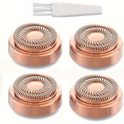 Resim 1 adet Yüze Kıl Tıraşı Değiştirme Başlığı, Mükemmel 2. Nesil Saç Çıkarma Bileziği için Uygun, Çift Halo Ağrısız Nazik, Kadınlar İçin Uygundur 