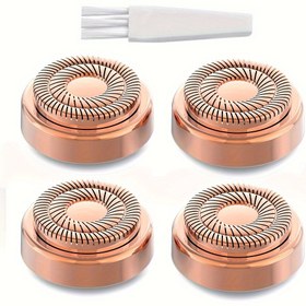 Resim 1 adet Yüze Kıl Tıraşı Değiştirme Başlığı, Mükemmel 2. Nesil Saç Çıkarma Bileziği için Uygun, Çift Halo Ağrısız Nazik, Kadınlar İçin Uygundur 