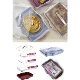 Resim Techno Station Borcam Taşıma Kabı Kare Yuvarlak Dikdörtgen 3 Ü 1 Arada Saklama Kabı 