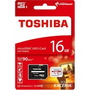 Resim Toshiba Exceria M302-EA THN-M302R0160EA 16 GB MicroSDHC Class 10 Hafıza Kartı + Adaptör 