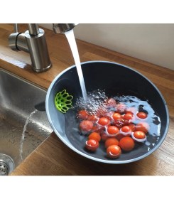 Resim Gempo Çok Fonksiyonlu Süzgeç, Kase, Servis Tabağı ve Huni %60 Su Tasarruflu Pratik Mutfak Kiti 4in1 
