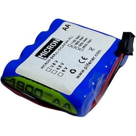 Resim Micron 4.8v 1800mah Aa Uzaktan Kumandalı Şarjlı Araba Pili (Batarya) 