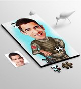 Resim Kişiye Özel Asker Karikatür 104 Parça Ahşap Puzzle - 2 Diğer