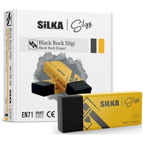 Resim Silka Silgi Siyah Rock Siyah 30 Lu Sg.6 