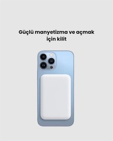 Resim Kablosuz Magsafe Powerbank Apple Uyumlu iPhone 10000 Mah Isı Dağılımlı Diğer 