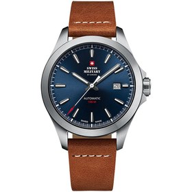 Resim Swiss Military By Chrono Sma34077.09 Gümüş Deri Erkek Kol Saati 