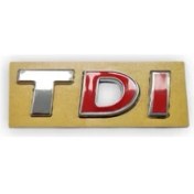 Resim AFT Vw Volkswagen Transporter T6 2016-2019 Arka Bagaj Kapağı Tdı Yazısı "dı" Kırmızı 7e0853675a 