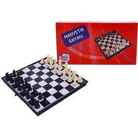 Resim Star Oyun Manyetik Satranç Küçük Boy Beyaz - Siyah 