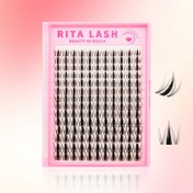 Resim RITALASH 154 adet D Kıvır Küme Kirpik Kiti D Kıvır DIY Kirpik Uzatmaları Uzun Bireysel Kirpikler Karışık Tepsi Kirpik Küme Uzantıları DIY Küme Kirpik Evde Bağ ve Mühür Uygulayıcı Küme Kirpik Giderici 