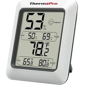 Resim AyrStore TP50 Dijital Termo-Higrometre, Iç Mekan Termometresi, Higrometre, Sıcaklık ve Nem Ölçer 