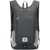 Resim Vanaheımr 628 Katlanabilir Açık Seyahat Sırt Çantası Oxford Kumaş Tırmanma Yürüyüş Sırt Çantası-Koyu Gri (Yurt Dışından) 