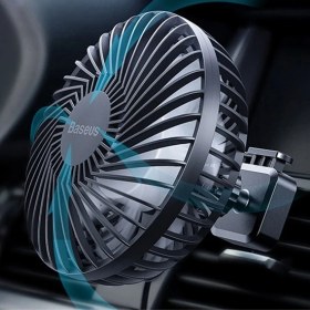 Resim Baseus Departure Araç Havanlandırma Tutucu Fan Oto Fan Vantilatör Soğutucu CXQC-A03 
