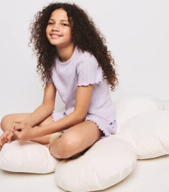 Resim MANGO Kids Fitilli şort pijama 