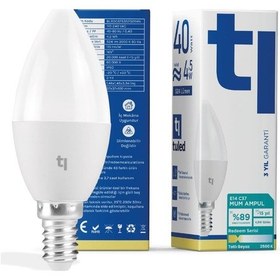 Resim Redeem C37S E14 Mum Ampul, Titreşimsiz, Göz Konforu, 524 Lümen, Tatlı Beyaz, 3500 Kelvin 