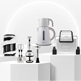 Resim Karaca Gurme Süper 2.0 Elektrikli Evlilik Paketi Pearl White 